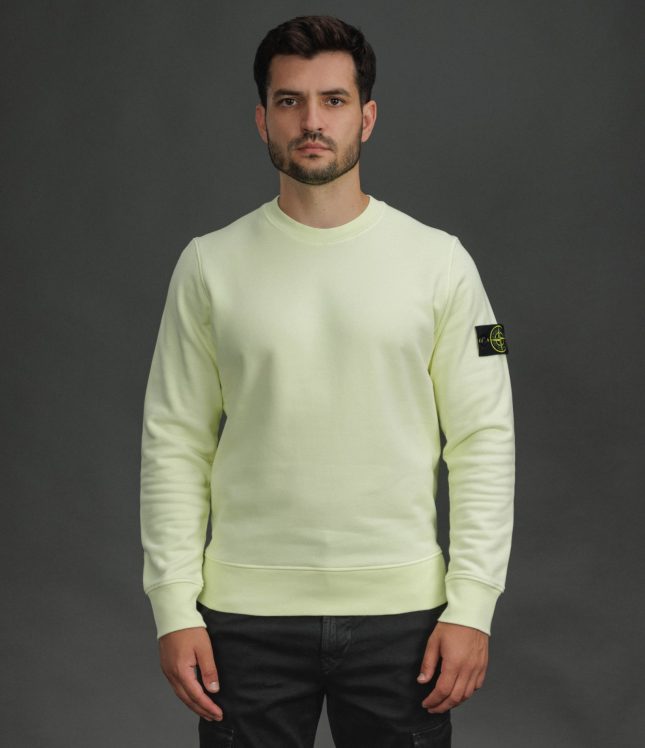 Чоловічий світшот STONE ISLAND 156100060-S0051 V003C, колір жовтий | Ціна 15499 грн, фото 2