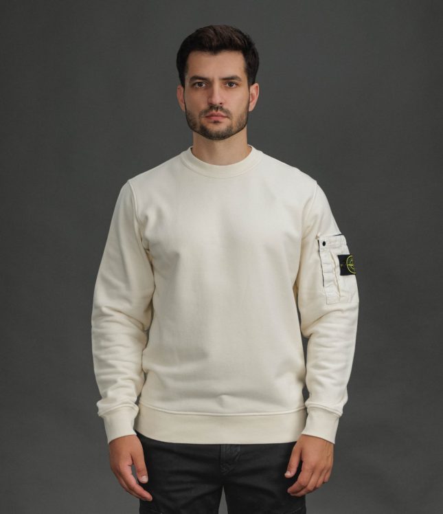 Чоловічий світшот STONE ISLAND 156100019-S0410 V0093, колір бежевий | Ціна 19999 грн, фото 2