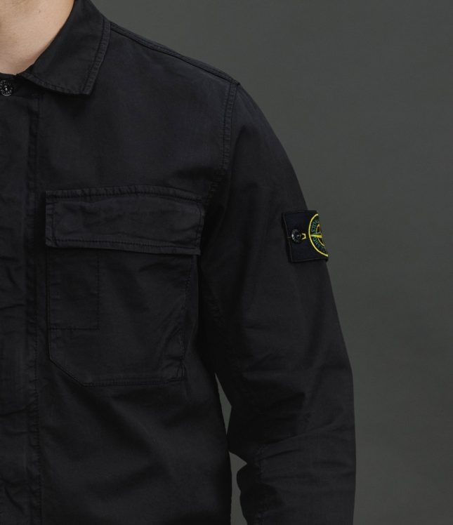 Чоловічий оверширт STONE ISLAND 151200013-S0A10 V0029, колір чорний | Ціна 27499 грн, фото 4
