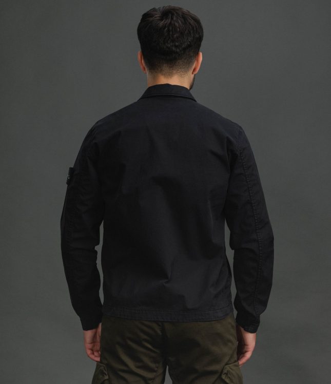 Чоловічий оверширт STONE ISLAND 151200013-S0A10 V0029, колір чорний | Ціна 27499 грн, фото 6