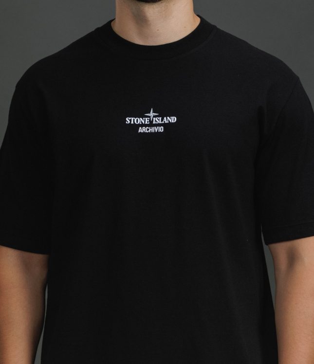 Чоловіча футболка STONE ISLAND ARCHIVIO 152100023-S0091 V0029, колір чорний | Ціна 11499 грн, фото 3