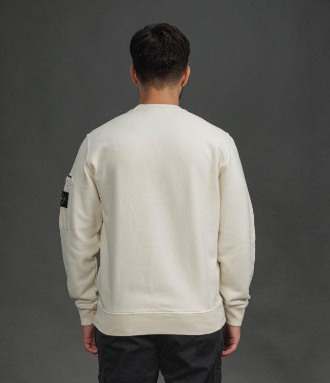 Чоловічий світшот STONE ISLAND 156100019-S0410 V0093, колір бежевий | Ціна 19999 грн, фото 6