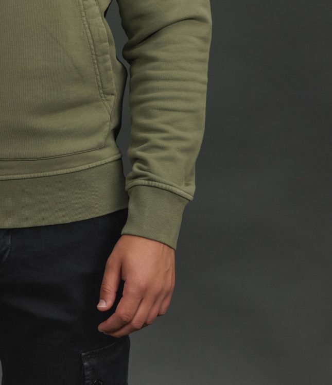 Чоловіче худі STONE ISLAND 156100062-S0051 V005G, колір зелений | Ціна 18499 грн, фото 6