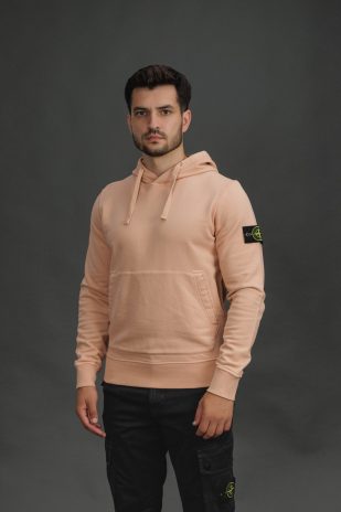 Чоловіче худі STONE ISLAND 156100062-S0051 V008E, колір рожевий