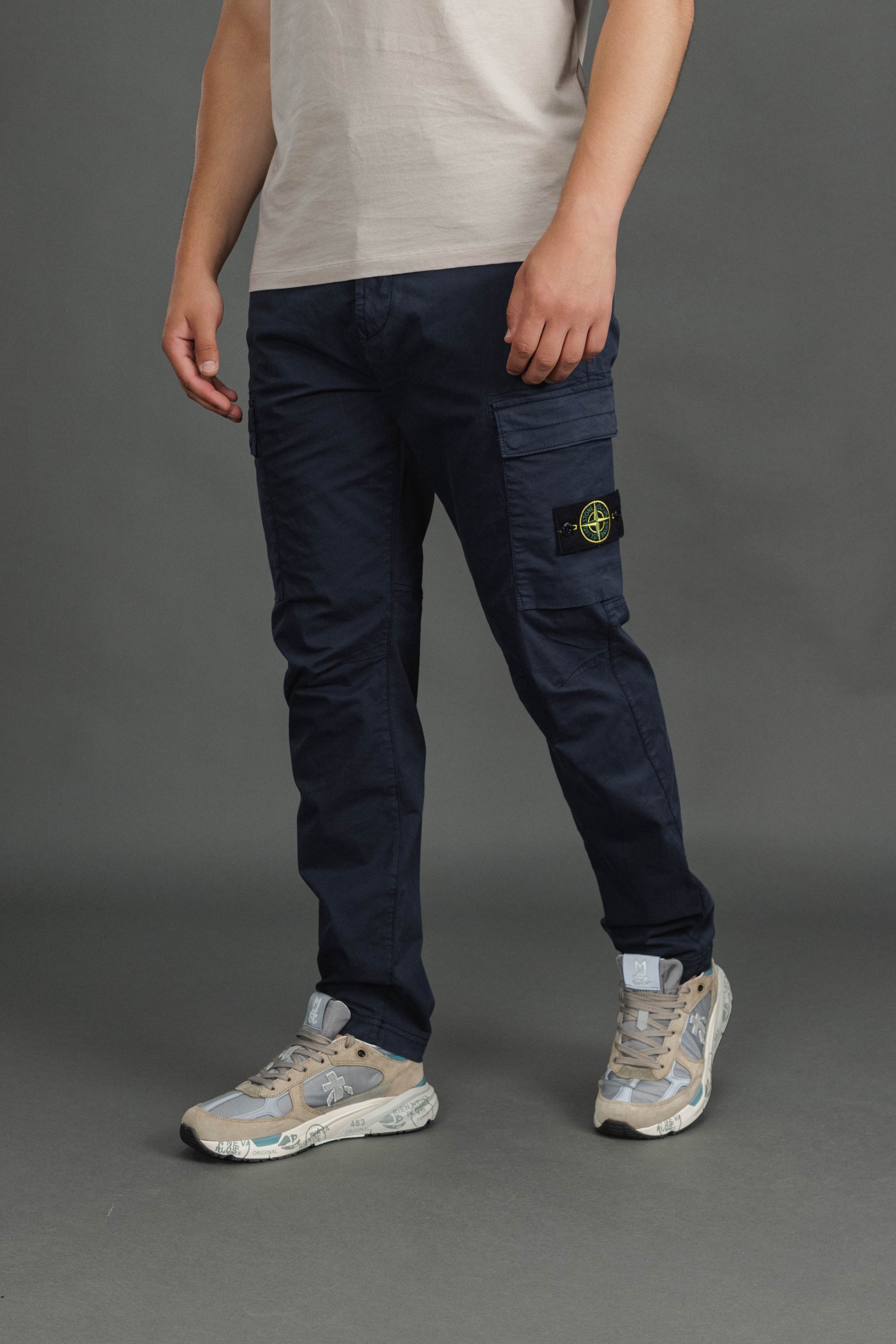 Чоловічі штани STONE ISLAND 153100032-S0A10 V0020, колір синій