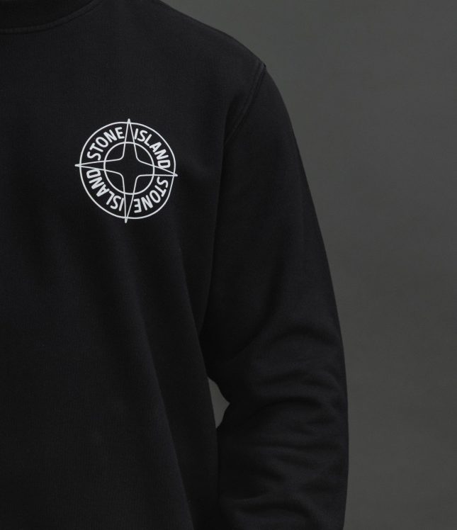 Чоловічий світшот STONE ISLAND 156100001-S0283 V0029, колір чорний | Ціна 17999 грн, фото 4