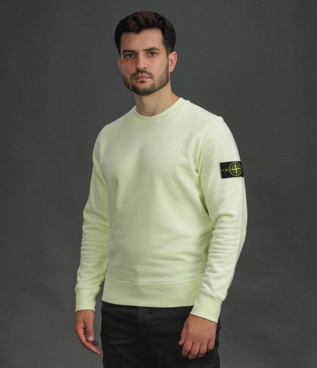 Чоловічий світшот STONE ISLAND 156100060-S0051 V003C, колір жовтий | Ціна 15499 грн, фото 1