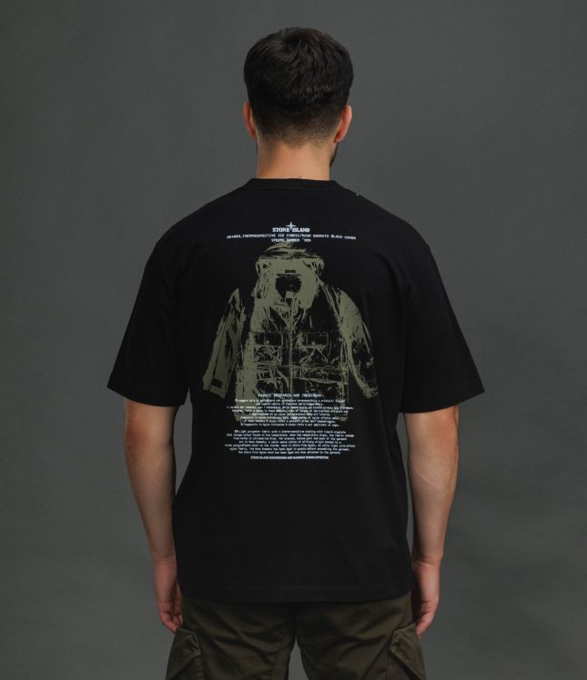 Чоловіча футболка STONE ISLAND ARCHIVIO 152100023-S0091 V0029, колір чорний | Ціна 11499 грн, фото 6