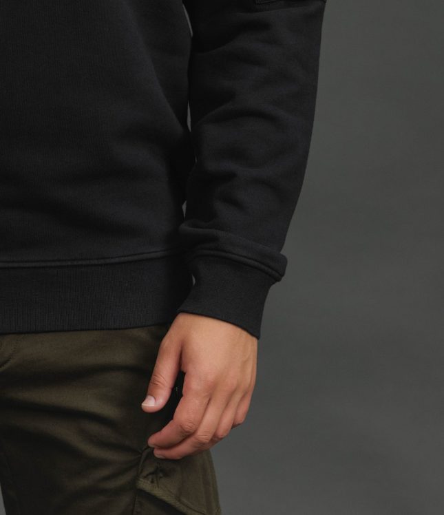 Чоловічий світшот STONE ISLAND 156100019-S0410 V0029, колір чорний | Ціна 19999 грн, фото 5
