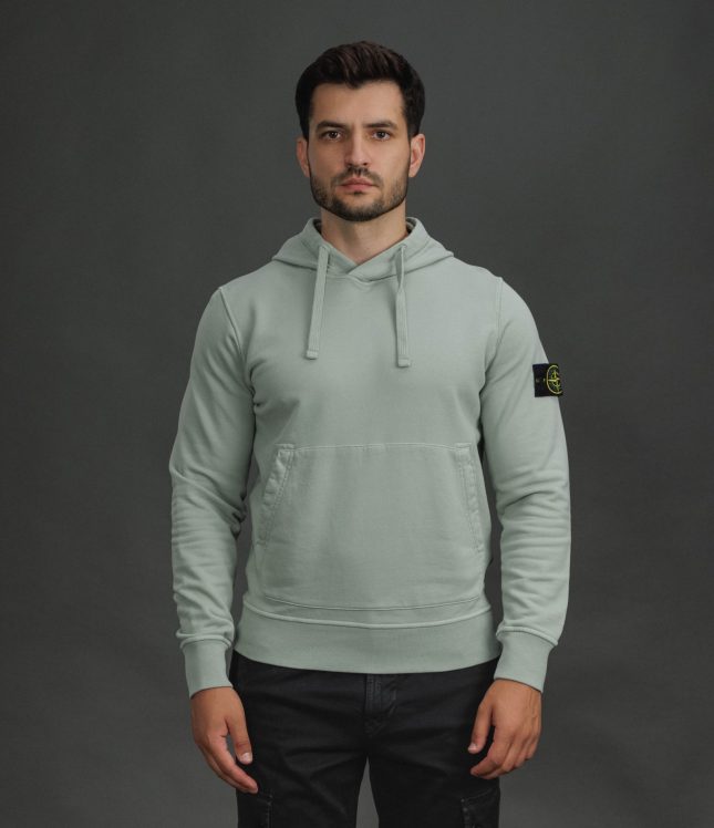 Чоловіче худі STONE ISLAND 156100062-S0051 V0055, колір зелений | Ціна 18499 грн, фото 2