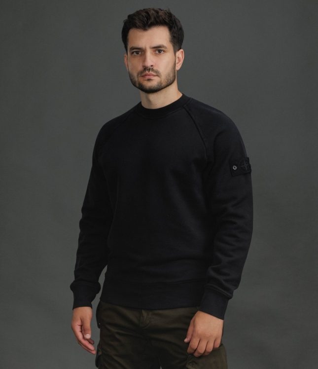 Чоловічий світшот STONE ISLAND 156100028-S0F42 V0029, колір чорний | Ціна 20999 грн, фото 1