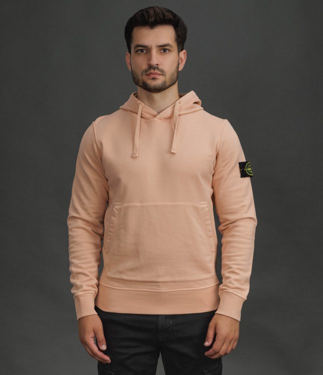 Чоловіче худі STONE ISLAND 156100062-S0051 V008E, колір рожевий | Ціна 18499 грн, фото 2