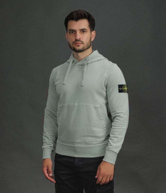 Чоловіче худі STONE ISLAND 156100062-S0051 V0055, колір зелений | Ціна 18499 грн, фото 1