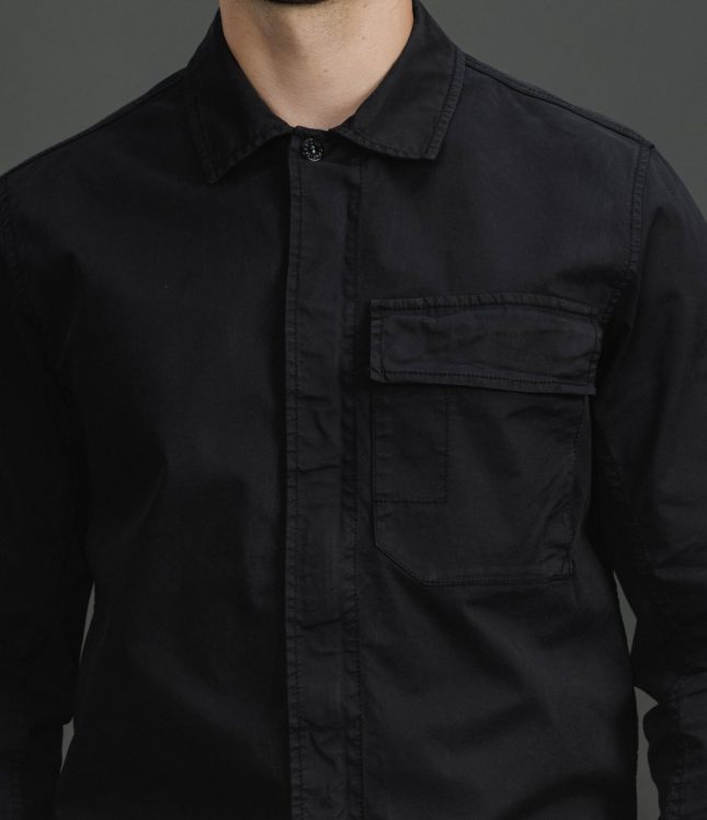 Чоловічий оверширт STONE ISLAND 151200013-S0A10 V0029, колір чорний | Ціна 27499 грн, фото 3