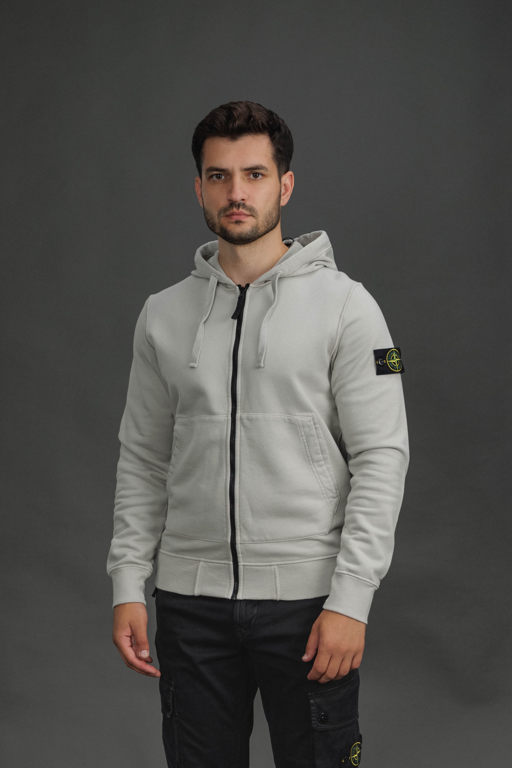 Чоловіче худі STONE ISLAND 156100061-S0051 V0061, колір сірий