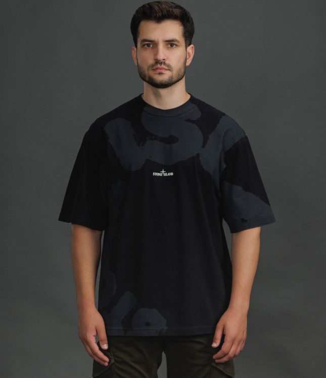 Чоловіча футболка STONE ISLAND 152100002-S0365 V0029, колір чорний | Ціна 14499 грн, фото 2