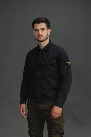 Чоловічий оверширт STONE ISLAND 151200013-S0A10 V0029, колір чорний