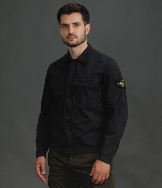 Чоловічий оверширт STONE ISLAND 151200013-S0A10 V0029, колір чорний | Ціна 27499 грн, фото 1