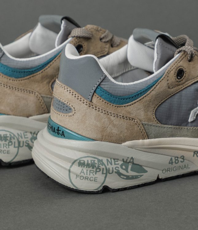 Чоловічі кросівки PREMIATA MASE 25 8023, колір бежевий | Ціна 15499 грн, фото 8
