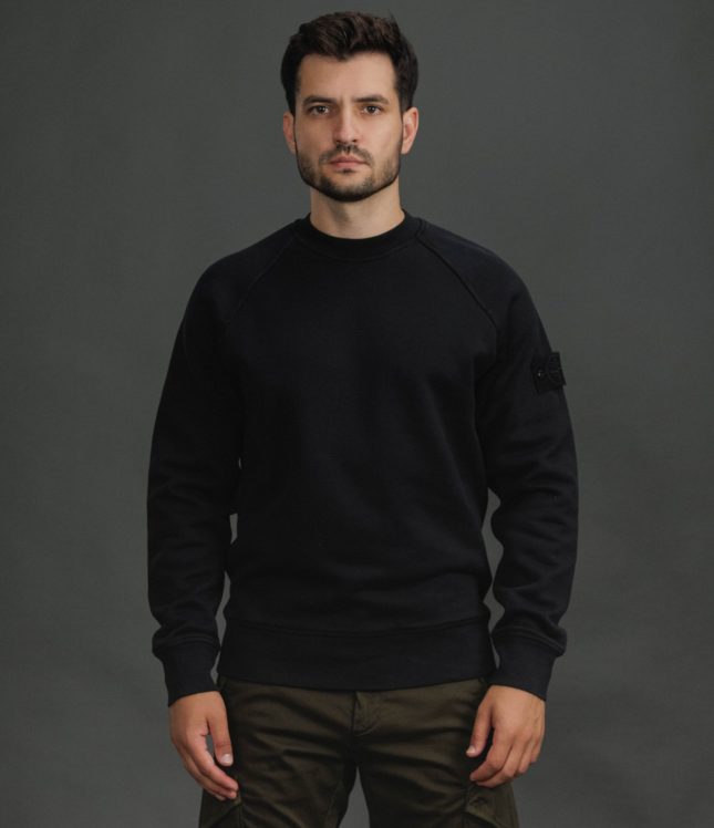 Чоловічий світшот STONE ISLAND 156100028-S0F42 V0029, колір чорний | Ціна 20999 грн, фото 2