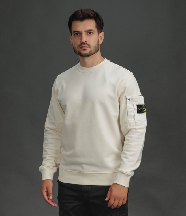 Чоловічий світшот STONE ISLAND 156100019-S0410 V0093, колір бежевий | Ціна 19999 грн, фото 1