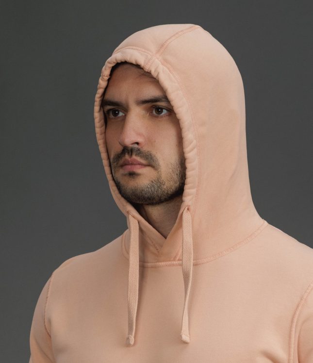 Чоловіче худі STONE ISLAND 156100062-S0051 V008E, колір рожевий | Ціна 18499 грн, фото 3