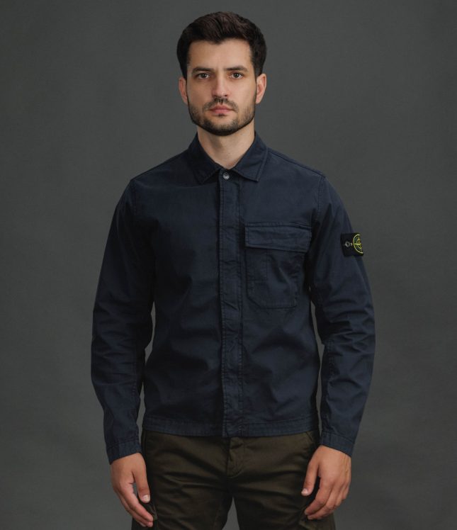 Чоловічий оверширт STONE ISLAND 151200013-S0A10 V0020, колір синій | Ціна 27499 грн, фото 2