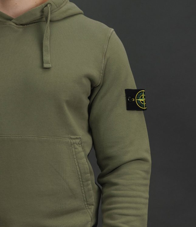Чоловіче худі STONE ISLAND 156100062-S0051 V005G, колір зелений | Ціна 18499 грн, фото 5