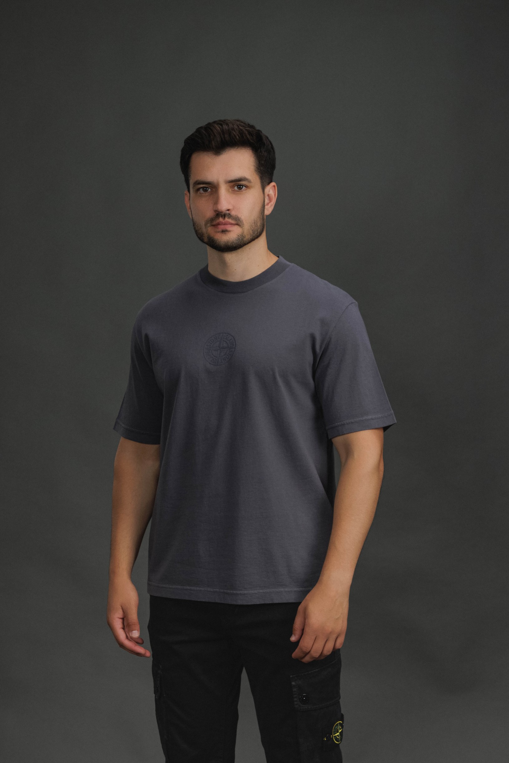 Чоловіча футболка STONE ISLAND 152100001-S0E14 V002D, колір сірий