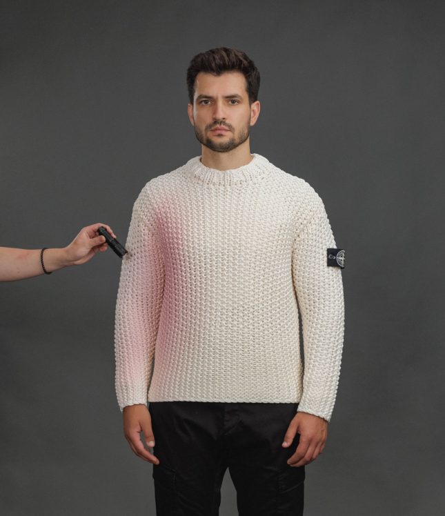 Чоловічий светр STONE ISLAND 155100057-S00W1 V0016, колір бежевий | Ціна 105499 грн, фото 1