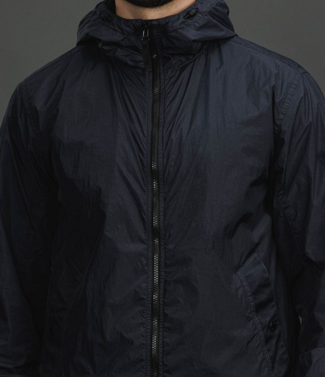 Чоловіча куртка STONE ISLAND GARMENT DYED CRINKLE REPS NY 154100001-S0A23 V0020, колір синій | Ціна 35999 грн, фото 4