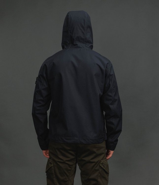 Чоловіча куртка STONE ISLAND ALL-WEATHER COTTON CANVAS S.I. GHOST 154100037-S0F01 V0029, колір чорний | Ціна 62999 грн, фото 7