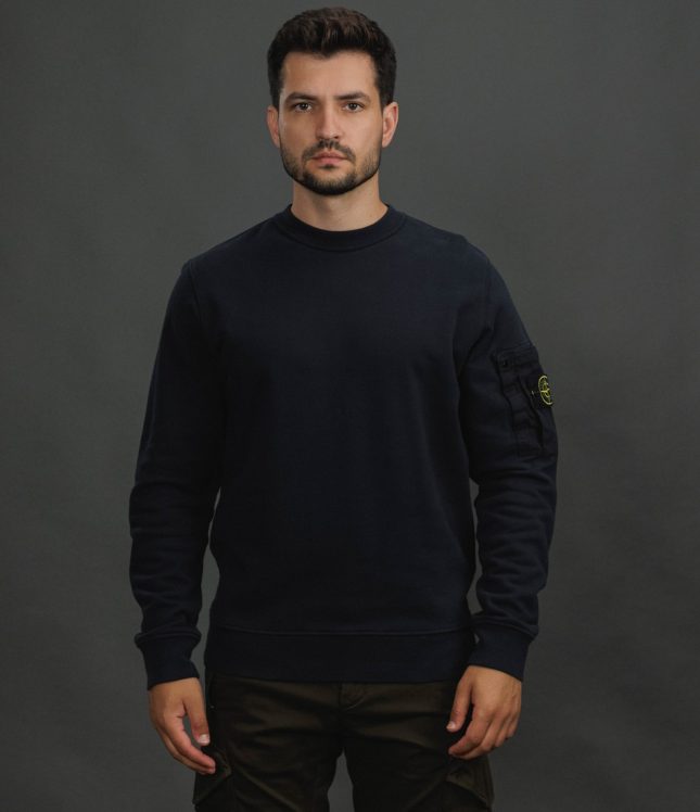 Чоловічий світшот STONE ISLAND 156100019-S0410 V0020, колір синій | Ціна 19999 грн, фото 2