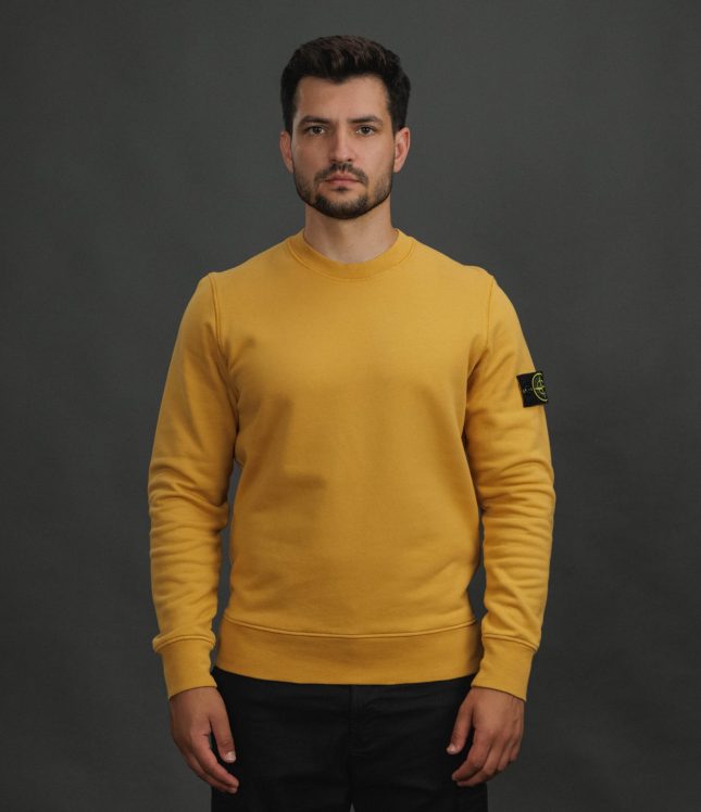 Чоловічий світшот STONE ISLAND 156100060-S0051 V0034, колір жовтий | Ціна 15499 грн, фото 2