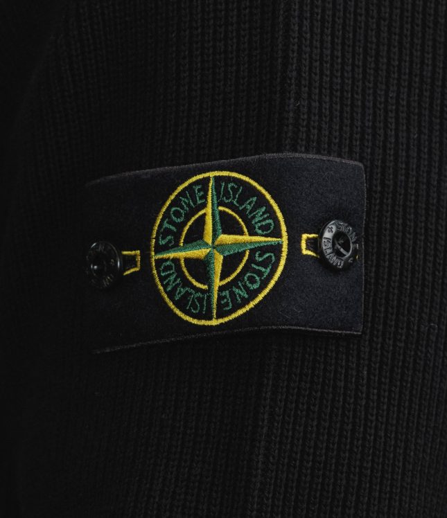 Чоловічий светр STONE ISLAND 155100124-S00D8 V0029, колір чорний | Ціна 23999 грн, фото 7