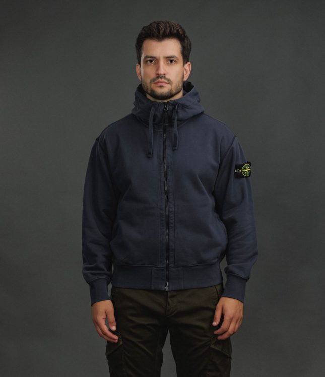 Чоловіче худі STONE ISLAND 156100009-S0051 V002A, колір синій | Ціна 23999 грн, фото 2