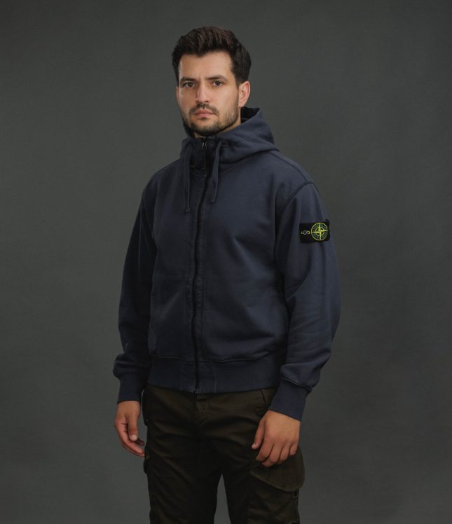 Чоловіче худі STONE ISLAND 156100009-S0051 V002A, колір синій | Ціна 23999 грн, фото 1