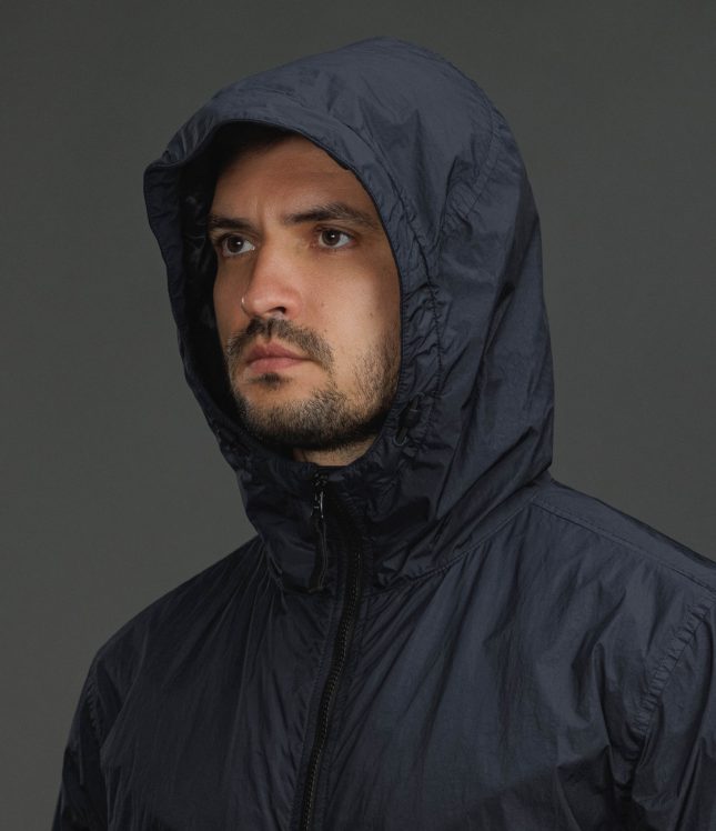Чоловіча куртка STONE ISLAND GARMENT DYED CRINKLE REPS NY 154100001-S0A23 V0020, колір синій | Ціна 35999 грн, фото 3