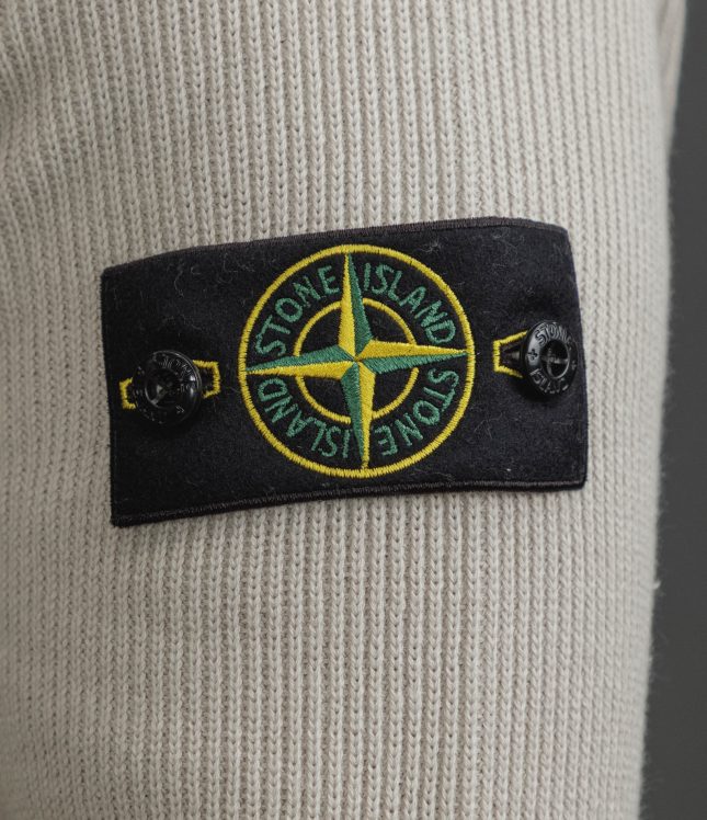 Чоловічий светр STONE ISLAND 155100126-S00D8 V0095, колір бежевий | Ціна 25999 грн, фото 7
