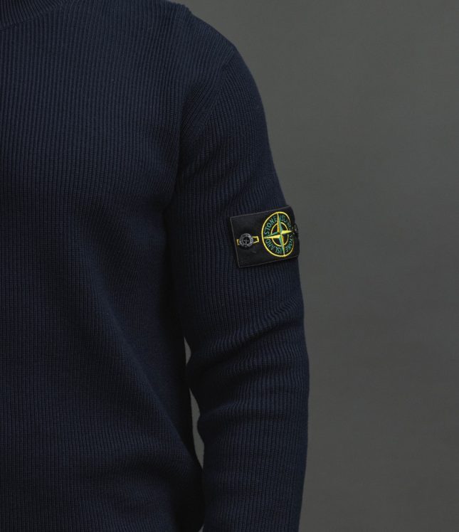 Чоловічий светр STONE ISLAND 155100126-S00D8 V0020, колір синій | Ціна 25999 грн, фото 4