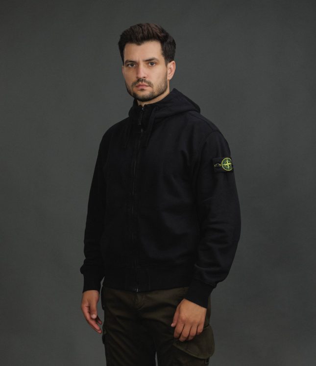 Чоловіче худі STONE ISLAND 156100009-S0051 V0029, колір чорний | Ціна 23999 грн, фото 1