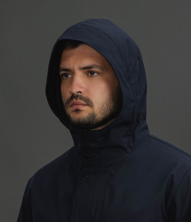 Чоловіча куртка STONE ISLAND LIGHT SOFT SHELL-R e.dye® TECHNOLOGY 154100118-S0A22 V0020, колір синій | Ціна 35999 грн, фото 3