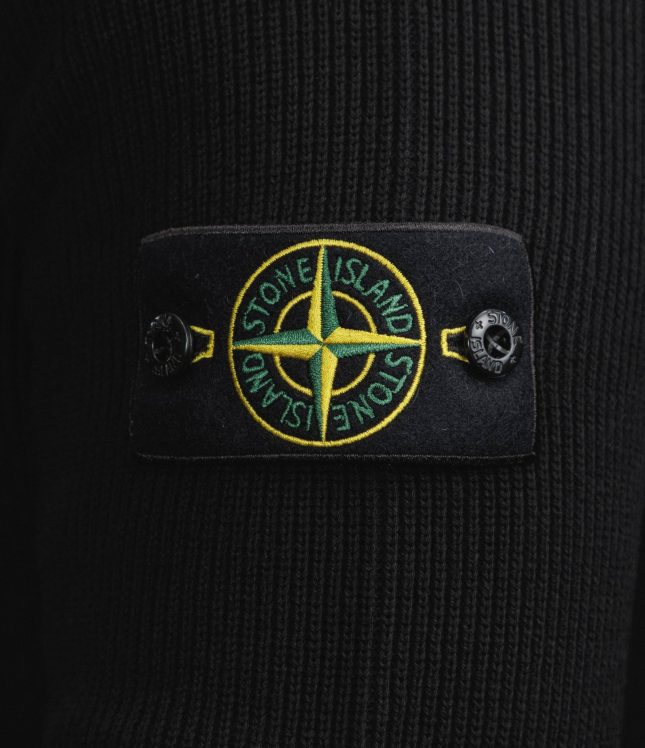 Чоловічий светр STONE ISLAND 155100126-S00D8 V0029, колір чорний | Ціна 25999 грн, фото 7