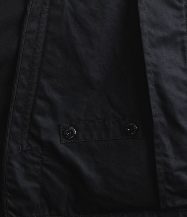 Чоловіча куртка STONE ISLAND ALL-WEATHER COTTON CANVAS S.I. GHOST 154100037-S0F01 V0029, колір чорний | Ціна 62999 грн, фото 9