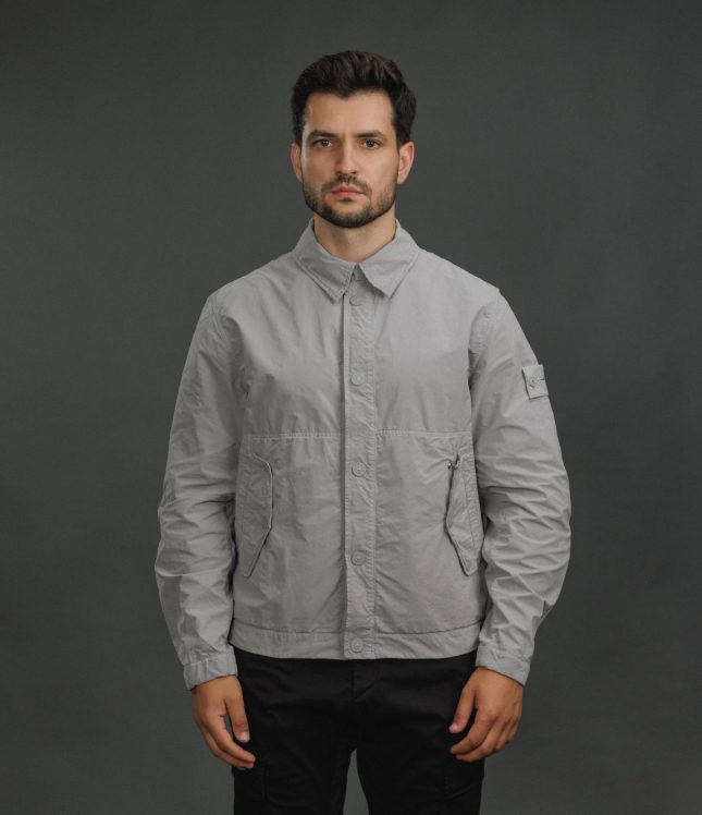 Чоловіча куртка STONE ISLAND DAVID LIGHT-TC S.I. GHOST 154100036-S0F33 V0064, колір сірий | Ціна 53499 грн, фото 2
