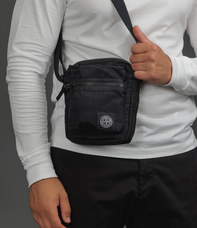 Чоловіча сумка STONE ISLAND L2S159200015-S0251 V0029, колір чорний | Ціна 13999 грн, фото 3