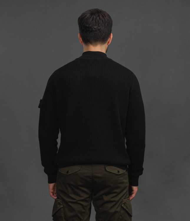 Чоловічий светр STONE ISLAND 155100124-S00D8 V0029, колір чорний | Ціна 23999 грн, фото 6
