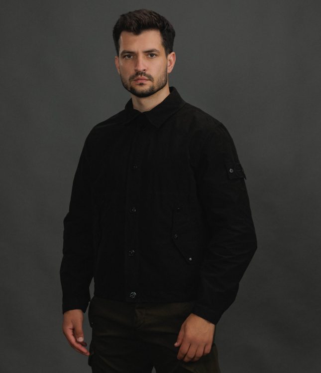 Чоловіча куртка STONE ISLAND DAVID LIGHT-TC S.I. GHOST 154100036-S0F33 V0029, колір чорний | Ціна 53499 грн, фото 1