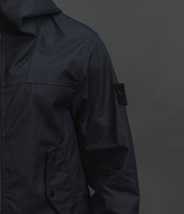Чоловіча куртка STONE ISLAND ALL-WEATHER COTTON CANVAS S.I. GHOST 154100037-S0F01 V0029, колір чорний | Ціна 62999 грн, фото 5