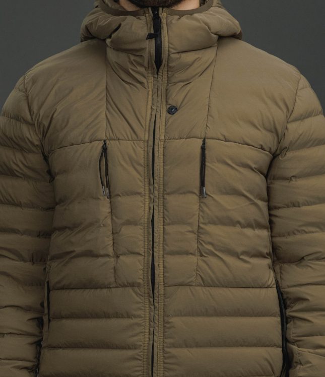 Чоловіча куртка STONE ISLAND SEAMLESS TUNNEL NYLON DOWN-TC 154100107-S0183 V005G, колір зелений | Ціна 47999 грн, фото 4